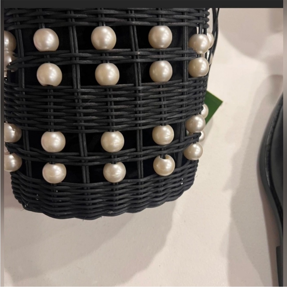 Kate Spade Black Mini Bag with Pearl Accents - Picture 2 of 8